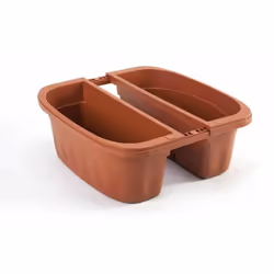 Double jardinière pour balcons, elle est équipée de bras réglables de 3 cm à 13 cm, d'un levier arrière pour assurer la stabi ...
