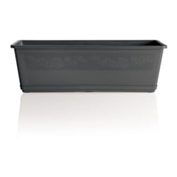 Bama - Jardinière 'Balconella' en plastique - Gris anthracite - l 60 x l 17,5 x h 15 cm - Livraison gratuite