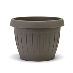 Pot de fleurs Terra en plastique - Gris - 9.5L