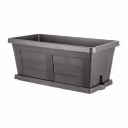 Les jardinières de la gamme Legno se caractérisent par un design linéaire et leur finition imitation bois leur confère un sty ...