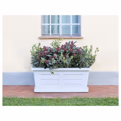 Image représentative Soucoupe vendue séparément Jardinière en bois 80 cm 31182 glace Les jardinières Wood Line se caractérise ...