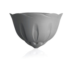 Bama - Pot de fleur mural 'Natura' en plastique - Gris - l 29 x h 20 cm - Livraison gratuite