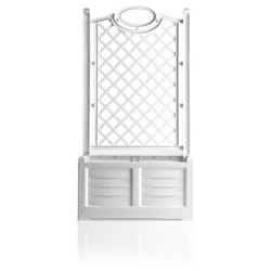 Bama - Jardinière treillage - separe - h 150 cm x l 80 cm - Blanc - Livraison gratuite