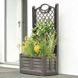 Jardinière treillage - separe - 80 cm - Cappuccino - Livraison gratuite