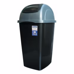 Poubelle au design sobre et soigné dans les moindres détails, stable et avec l'aspect pratique du couvercle basculant. . Coul ...
