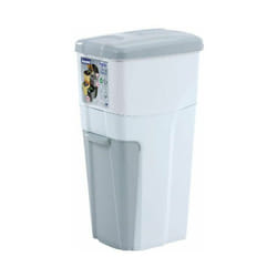 Poubelle collecte sélective - 38,5 l - Blanc - Livraison gratuite