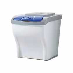 Cette poubelle est très utile pour le tri sélectif, et modulable : en association avec d'autres poubelles de la même gamme, v ...