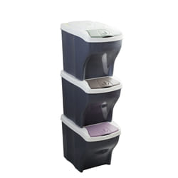 Bama 40305 poubelle 20 L Autres Polycarbonate (PC) Bleu, Blanc