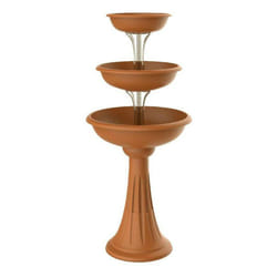 Bama - Pot de fleurs design - Trevy - d 50 x h 114 cm - Marron - Livraison gratuite