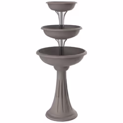Jardinière qui se développe verticalement, composée de trois bols de diamètre respectivement 30, 40, 50 cm, équipée d'une col ...