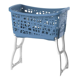 Bama 70165 Boîte de rangement Panier de rangement Rectangulaire Bleu, Blanc