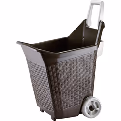 Multifonction. Convient pour transporter des pots, des plantes, fertiliser le sol ou ramasser du bois. En PVC robuste, avec p ...