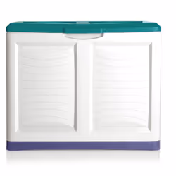 Coffre de rangement en plastique de haute qualité d'une capacité de 200 litres, idéal pour une utilisation intérieure et exté ...