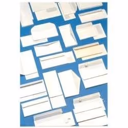 Blasetti Gommato 100, Blanc, Papier, 100 g/m², 90 mm, 140 mm, 500 pièce(s)