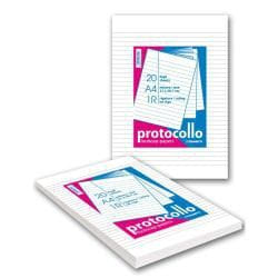 Blasetti Fogli protocollo 21x29.7cm UB bloc-notes Multicolore