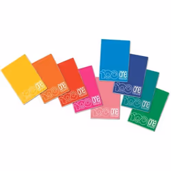 Blasetti One Color, Multicolore, A5, 19 feuilles, 100 g/m², Papier quadrillé