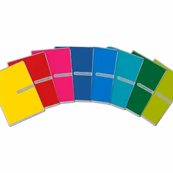 Blasetti Colorclub, Monochromatique, Multicolore, A5, 21 feuilles, 80 g/m², Couverture souple