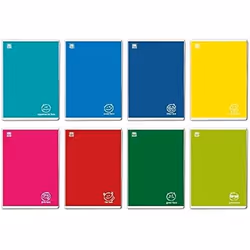 Blasetti Colorface, Multicolore, A4, 36 feuilles, 100 g/m², Papier ligné
