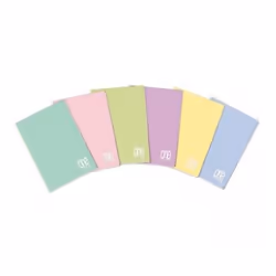 Blasetti One Color Pastel, Multicolore, A4, 21 feuilles, 80 g/m², Couverture souple, Universel