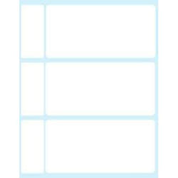Tico E-10048 étiquette auto-collante Rectangle Permanent Blanc 30 pièce(s)