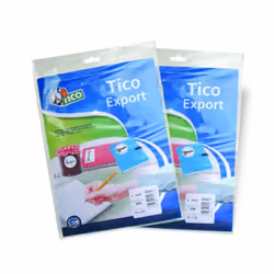 Tico E-150115, Blanc, Rectangle, Permanent, Universel, Papier, 115 mm