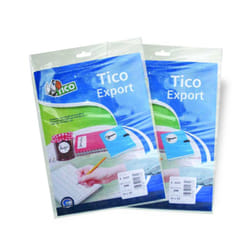 Tico E-150115 étiquette auto-collante Rectangle Permanent Blanc 10 pièce(s)