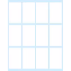 Tico E-4828, Blanc, Imprimante d'étiquette adhésive, A4, Permanent, Universel, Rectangle