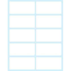 Tico E-5828 étiquette auto-collante Rectangle Permanent Blanc 100 pièce(s)