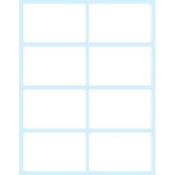 Tico E-5836 étiquette auto-collante Rectangle Permanent Blanc 80 pièce(s)