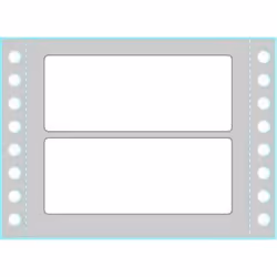 Tico TAB1-0893, Blanc, Imprimante d'étiquette adhésive, A4, Permanent, Universel, Rectangle
