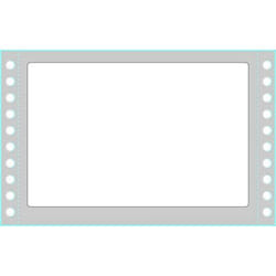 Tico TAB1-1499 étiquette auto-collante Rectangle Permanent Blanc 1500 pièce(s)