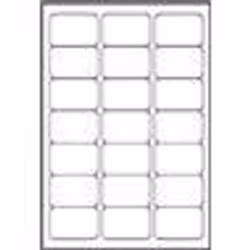 Avery White Address Label - Inkjet - J8160, Blanc, 63,5x38,1mm, 10 feuilles