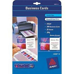 Avery C32028-25 carte de visite 200 pièce(s)