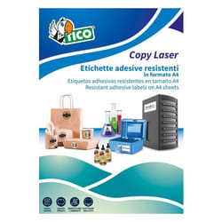 Tico LP4P-210297 étiquette auto-collante Rectangle Permanent Blanc 70 pièce(s)