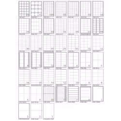 Tico LP4W-10574, Blanc, Papier, Laser, 105 x 74 mm, 800 pièce(s), A4