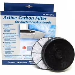 Indesit D145, Filtre de hotte, Noir, Gris, Charbon, Indesit, 360 g, 2 pièce(s)