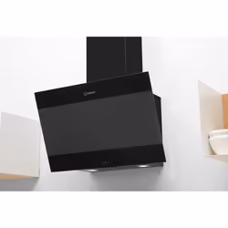 Indesit IHVP 6.6 LM K hotte Montée au mur Noir 647 m³/h B - Vue supplémentaire 9