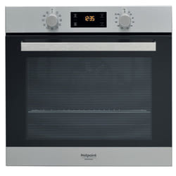 Hotpoint FA3 841 H IX HA 71 L 2900 W A+ Noir, Acier inoxydable