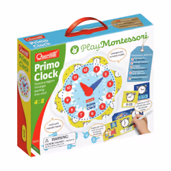 Quercetti Primo Clock, 4 an(s), Plastique, Multicolore