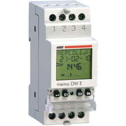 Vemer - Interrupteur horaire numérique sur guide din VP871800 Mémo dw e
