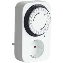 Interrupteur Horaire électromécanique avec prise Schuko Vemer VE027900 Twinplug-D
