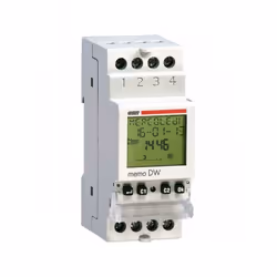 VEMER VE339800 Alimentation 230V AC 50/60Hz Montage sur rail DIN Affichage LCD avec rétro-éclairage Nombre de relais : 1 Chan ...