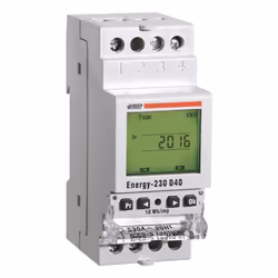 Vemer - VE429710 - ENERGY-230 D40 - Compteur electrique Consommation avec Affichage LCD Installation de Barre DIN Blanc
