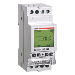 Vemer - VE429710 - ENERGY-230 D40 - Compteur electrique Consommation avec Affichage LCD Installation de Barre DIN Blanc