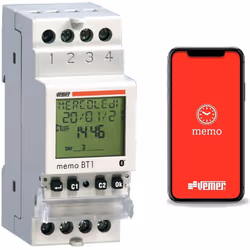Interrupteur électronique numérique avec programmation horaire (quotidienne ou hebdomadaire) ou astronomique, alimentation 23 ...