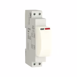 Lampe d'urgence sur rail DIN qui s'allume en cas de panne de courant pour e'clairer l'armoire e'lectrique dans laquelle il se ...