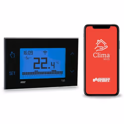 Chronothermostat mural à écran tactile wi-fi avec programmation hebdomadaire et alimentation 230 V AC. Qu'est-ce qu'un thermo ...