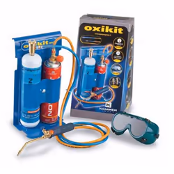 Kemper Group 555.C, Chalumeau, chauffage, Soudage, Oxypétrole, Piezo, Gris, Orange, Boîte
