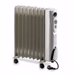 Plein Air Holly 2000, Radiateur, Huile, Sol, Gris, 2000 W, 800 W