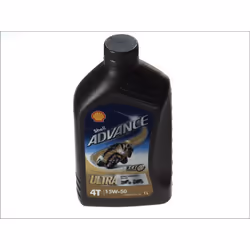 huile moteur SHELL Advance Ultra 4T 15W50 1L